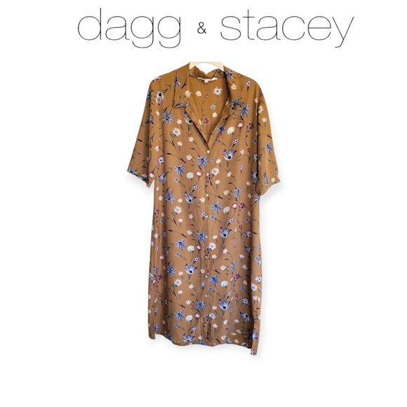 Oversized Floral Housedress by Dagg & Stacey size 6 - Picture 2 of 9